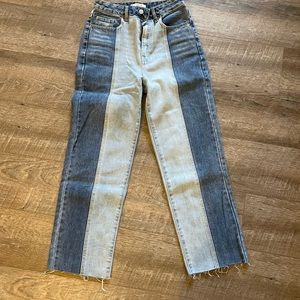 Pacsun colorblock jeans